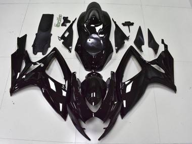 Online 2006-2007 Suzuki GSXR 600/750 Bike Fairings - Glossy Black Canada