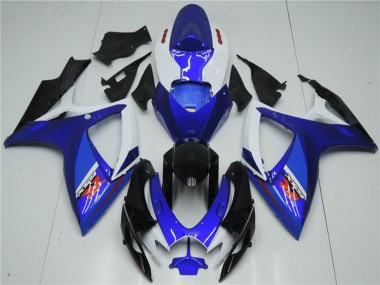 Online 2006-2007 Suzuki GSXR 600/750 Motorcycle Fairing - White Blue Black Red Canada