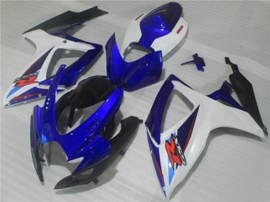 Online 2006-2007 Suzuki GSXR 600/750 Motorcycle Fairings - White Blue Black Red Canada