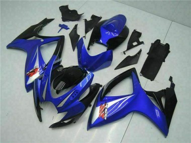 Online 2006-2007 Suzuki GSXR 600/750 Motorcycle Fairings - Blue White Glossy Black Red Canada