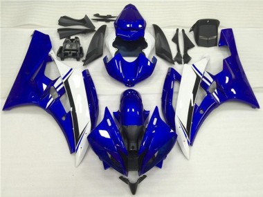 Online 2006-2007 Yamaha YZF R6 Motorcycle Fairings - Blue White Black Canada