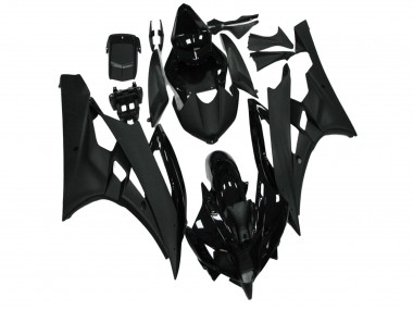 Online 2006-2007 Yamaha YZF R6 Motorcycle Fairing - Glossy Black Matte Black Canada