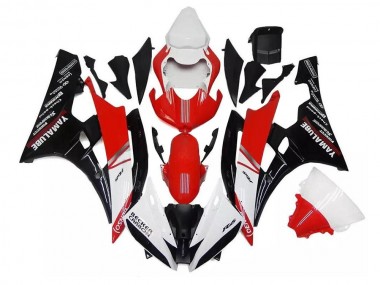 Online 2006-2007 Yamaha YZF R6 Motorcycle Fairings - White Red Black Canada