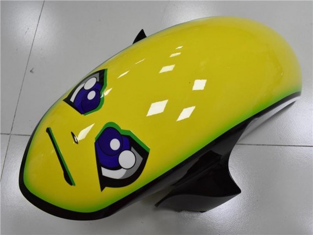 2006-2007 Yamaha YZF R6 Motorcycle Fairings - Blue Yellow Glossy Black Shark Canada