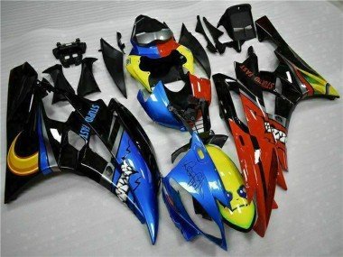 Online 2006-2007 Yamaha YZF R6 Motorcycle Fairings - Yellow Blue Red Glossy Black Shark Canada
