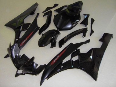 Online 2006-2007 Yamaha YZF R6 Motorcycle Fairings - Glossy Black Matte Black Red OEM Style Canada