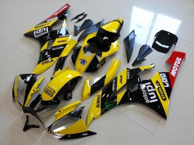 Online 2006-2007 Yamaha YZF R6 Motorcycle Fairings - Yellow Glossy Black Red Green Motul Monster Canada