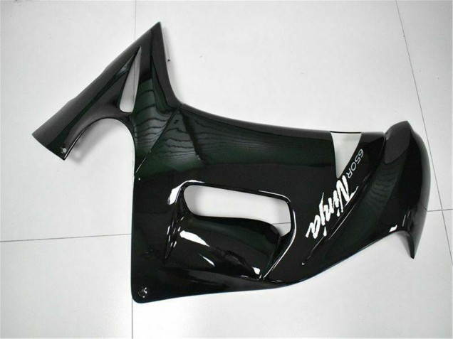 2006-2008 Kawasaki EX650 Motorcycle Fairings - Glossy Black White Canada