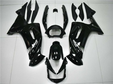 Online 2006-2008 Kawasaki EX650 Motorcycle Fairings - Glossy Black White Canada