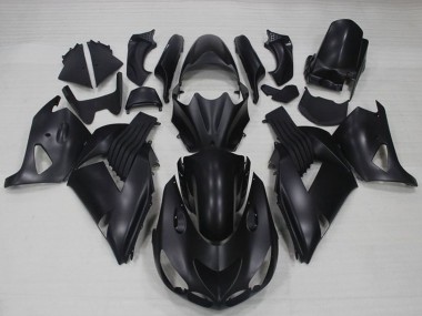Online 2006-2011 Kawasaki ZX14R ZZR1400 Motorcycle Fairings - Matte Black Canada