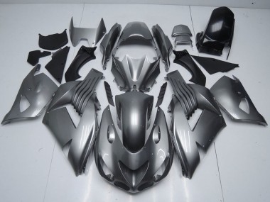 Online 2006-2011 Kawasaki ZX14R ZZR1400 Motorcycle Fairings - Glossy Grey Canada