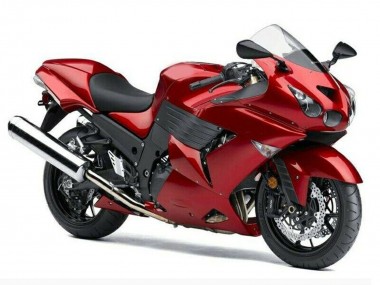 Online 2006-2011 Kawasaki ZX14R ZZR1400 Motorcycle Fairings - Red Canada