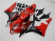 2007-2008 Honda CBR600RR Bike Fairings - Red Matte Black Canada