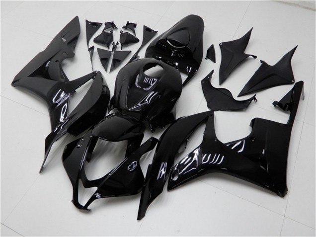 2007-2008 Honda CBR600RR Motorcycle Fairings - Glossy Black Canada