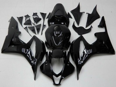 Online 2007-2008 Honda CBR600RR Motorcycle Fairings - Glossy Black Canada