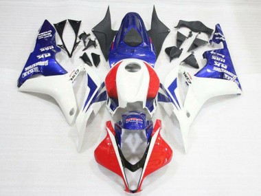 Online 2007-2008 Honda CBR600RR Motorcycle Fairing Kits - White Red Blue HRC Canada