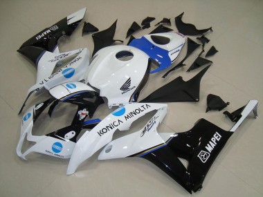 Online 2007-2008 Honda CBR600RR Motorcycle Fairings - White Blue Glossy Black Konica Minolta Canada