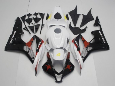 Online 2007-2008 Honda CBR600RR Motorcycle Fairings - White Red Yellow Glossy Black Limited Edition Canada