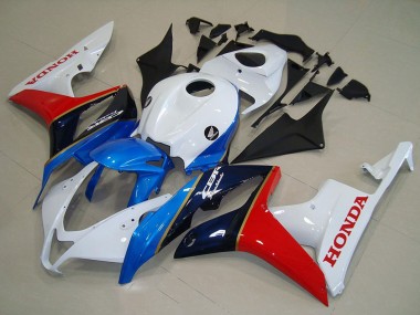 Online 2007-2008 Honda CBR600RR Motorcycle Fairing - White Blue Red Glossy Black Canada