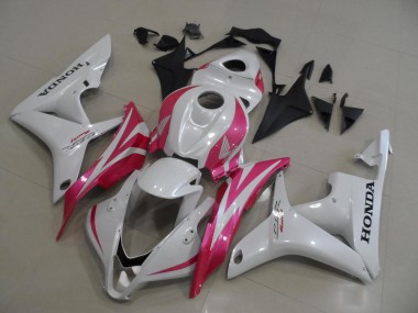 Online 2007-2008 Honda CBR600RR Motorcycle Fairings - White Pink Canada