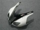 2007-2008 Kawasaki ZX6R Motorcycle Fairings - Black White Elf Canada