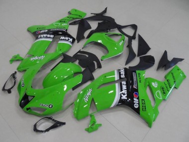 Online 2007-2008 Kawasaki ZX6R Motorcycle Fairings - Green Arrow Canada