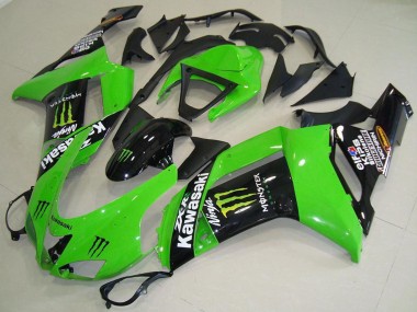 Online 2007-2008 Kawasaki ZX6R Motorcycle Fairings - Monster Green Canada