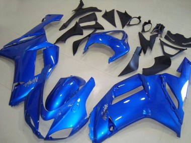 Online 2007-2008 Kawasaki ZX6R Abs Motorcycle Fairings - Blue Canada
