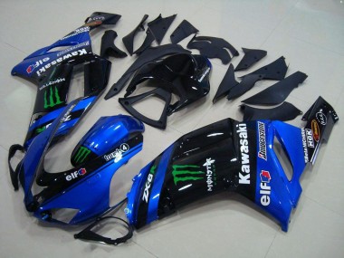 Online 2007-2008 Kawasaki ZX6R Motorcycle Fairings - Blue Monster Canada