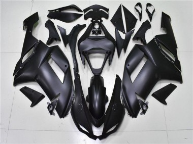 Online 2007-2008 Kawasaki ZX6R Motorcycle Fairings - Matte Black Canada