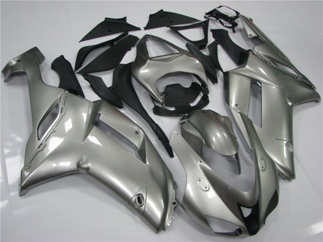 2007-2008 Kawasaki ZX6R Motorcycle Fairings - Grey Canada