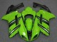 2007-2008 Kawasaki ZX6R Motorcycle Fairing Kits - Green Black Canada