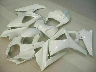 Online 2007-2008 Suzuki GSXR 1000 Motorcycle Fairings - White Canada