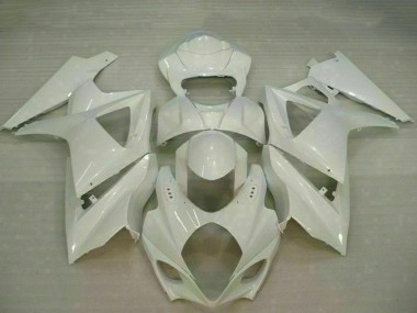 Online 2007-2008 Suzuki GSXR 1000 Motorcycle Fairings - White Canada