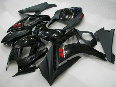Online 2007-2008 Suzuki GSXR 1000 Motorcycle Fairings - Glossy Black Matte Black Red Canada