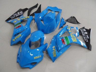 Online 2007-2008 Suzuki GSXR 1000 Motorcycle Fairings - Blue Yellow Black Rizla Racing Canada
