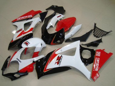 Online 2007-2008 Suzuki GSXR 1000 Motorcycle Fairing Kits - White Red Black Canada