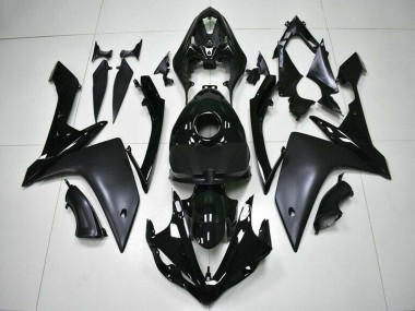 Online 2007-2008 Yamaha YZF R1 Motorcycle Fairings - Glossy Black Matte Black Canada