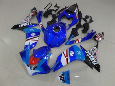 Online 2007-2008 Yamaha YZF R1 Motorcycle Fairings - Blue White Red Black Canada