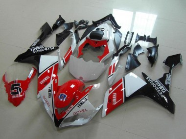 Online 2007-2008 Yamaha YZF R1 Motorcycle Fairings - White Red Black Petronas Goxel Canada