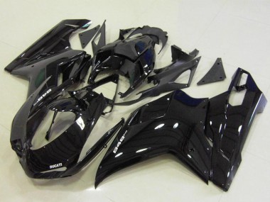 Online 2007-2014 Ducati 848 Motorcycle Fairings - Glossy Black Canada