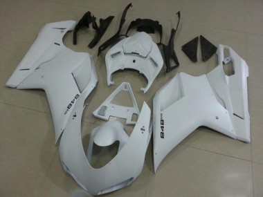 Online 2007-2014 Ducati 848 Motorcycle Fairings - White Canada
