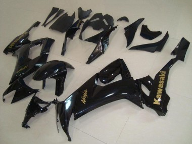 Online 2008-2010 Kawasaki ZX10R Motorcycle Fairings - Glossy Black Gold Decal Canada