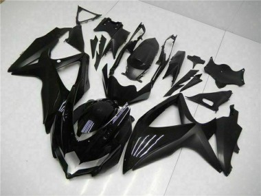 Online 2008-2010 Suzuki GSXR 600/750 Motorcycle Fairings - Glossy Black Matte Black Canada