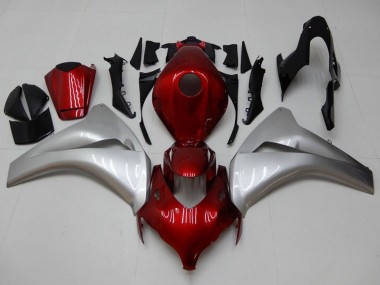 Online 2008-2011 Honda CBR1000RR Motorcycle Fairings - Silver Maroon Red Canada