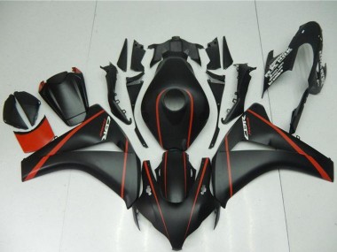 Online 2008-2011 Honda CBR1000RR Motorcycle Fairings - Matte Black Red Canada