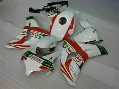 Online 2008-2011 Honda CBR1000RR Motorcycle Fairings - White Red Green Castrol Canada