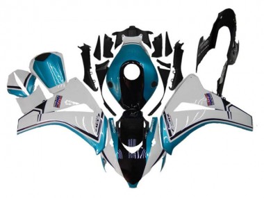 Online 2008-2011 Honda CBR1000RR Motorcycle Fairings - White Blue Glossy Black Canada