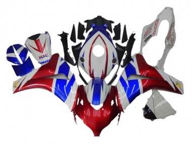 Online 2008-2011 Honda CBR1000RR Motorcycle Fairings - White Red Blue Canada