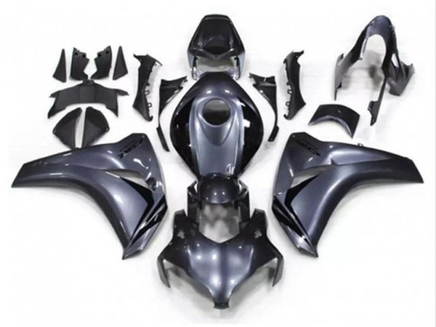 2008-2011 Honda CBR1000RR Motorcycle Fairing Kits - Grey Glossy Black Canada